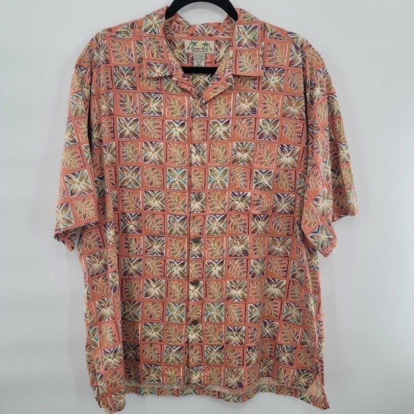 KONA Kai Trading Co Men's Casual Button Front Shirt Size XL Tropical Hawaiian - Picture 2 of 4